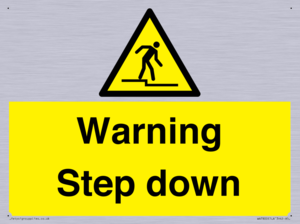 Warning Step down